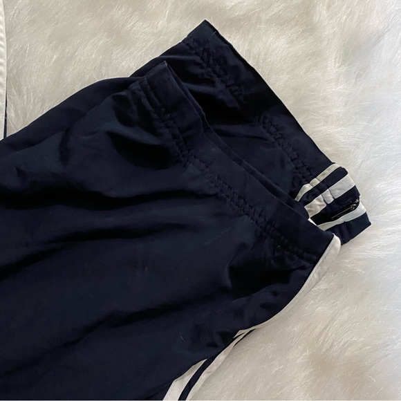 Adidas Pants Women’s Size Small Blue Draw String Zip Pant Leg Polyester - Picture 4 of 16